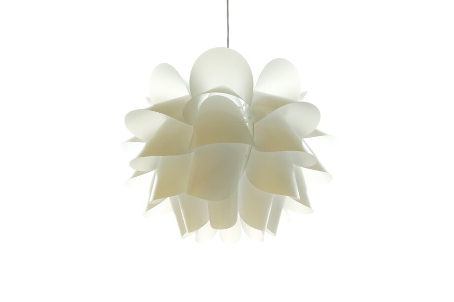 Clear custom lighting design depiction on a neutral background